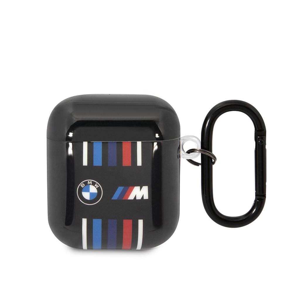 BMW Airpods Orjinal Lisanslı Çoklu Renkli Çizgili Çift IMD Baskı Logolu Kılıf BMW Airpods Orjinal Lisanslı Çoklu Renkli Çizgili Çift IMD Baskı Logolu Kılıf